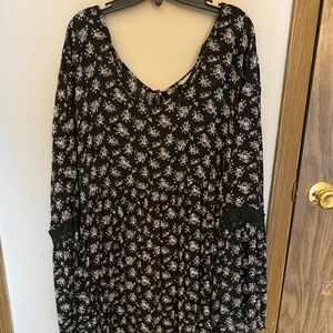 Lovesick Black floral dress (Size 3X)